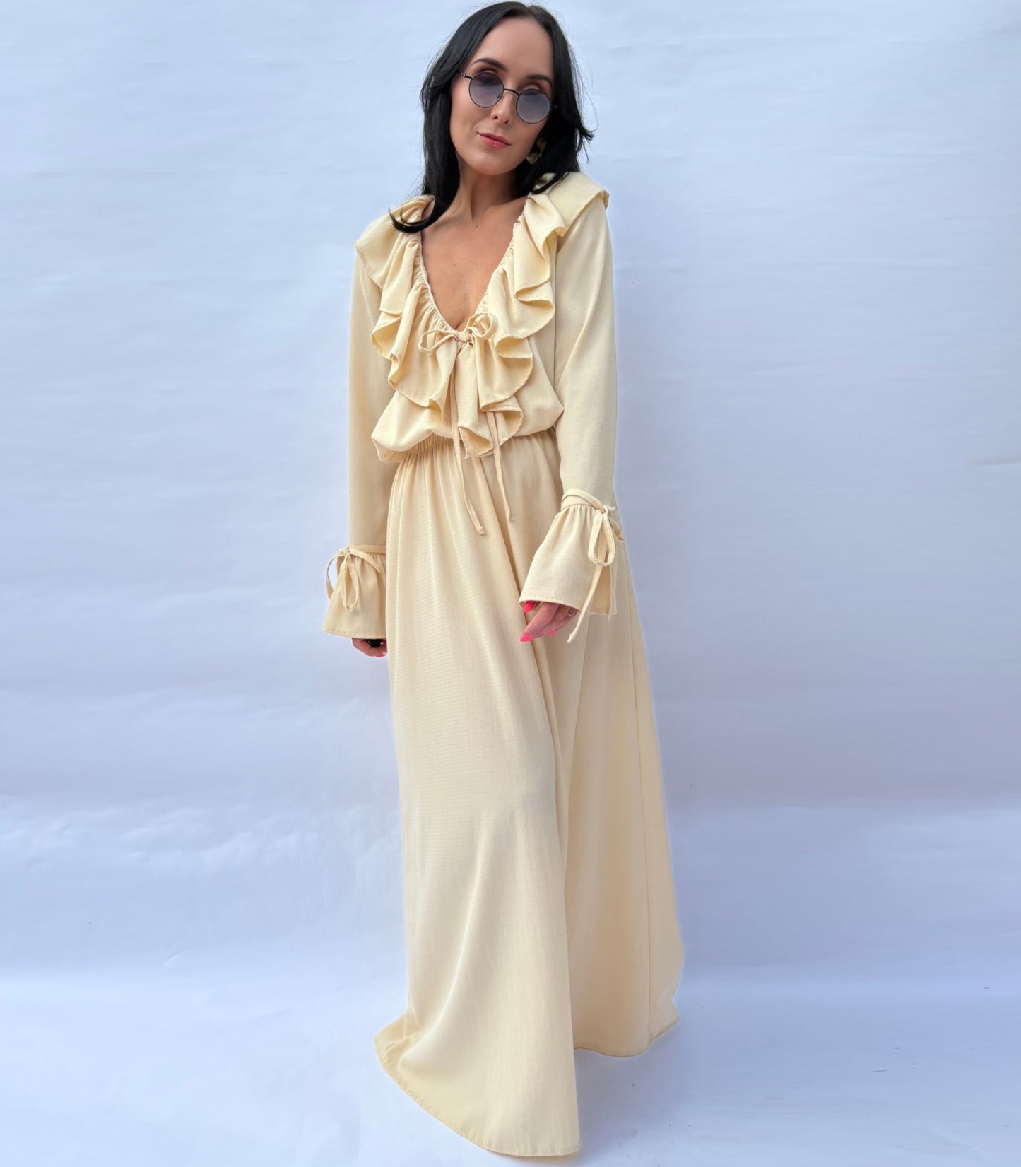 Sienna Dress – Limited Edition Boho Yellow Dress in Dreamy Butter Hue
