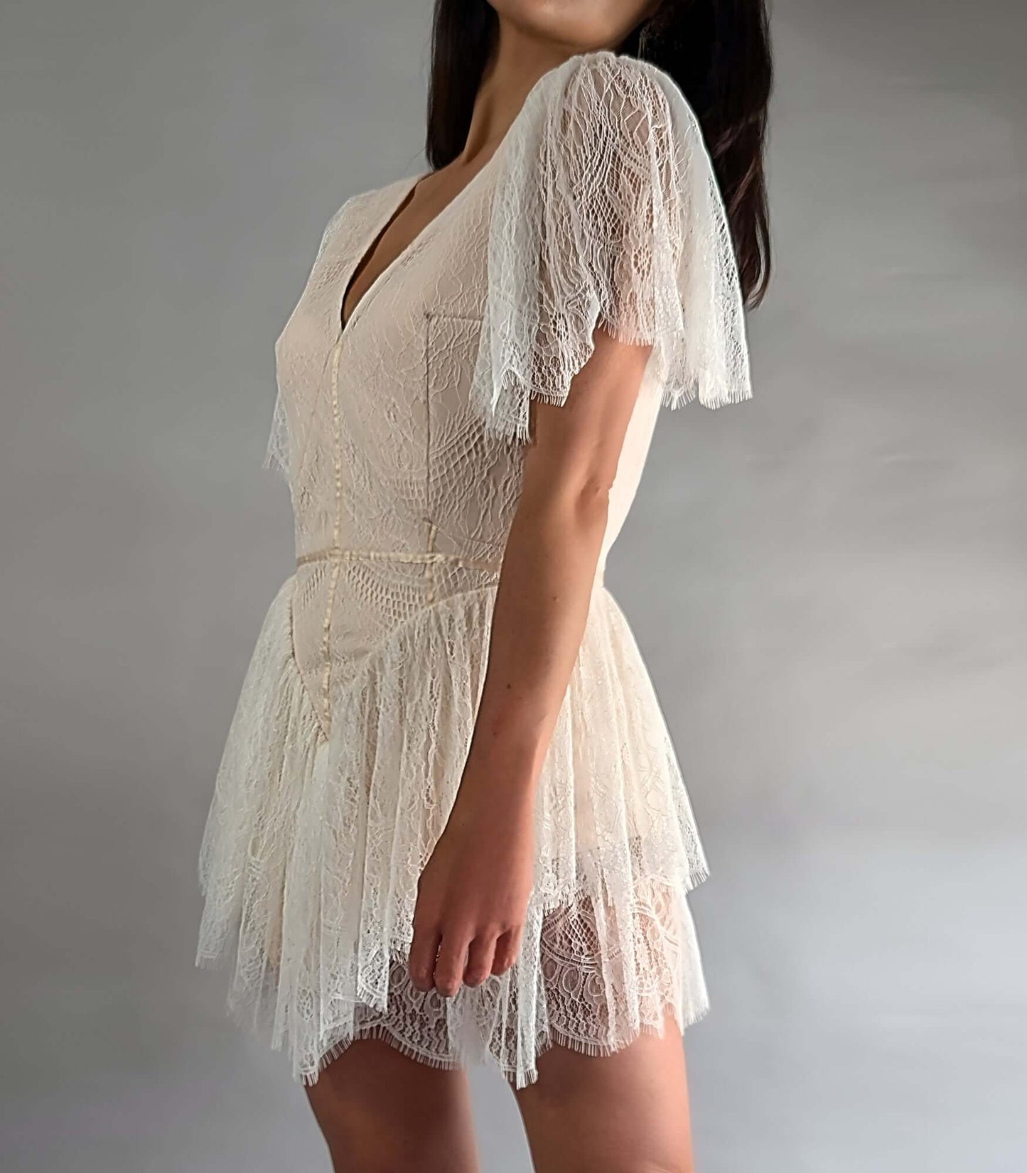 harper lace dress Saint + Sofia | Women's Harper Lace Cami Dress | Dresses | White
